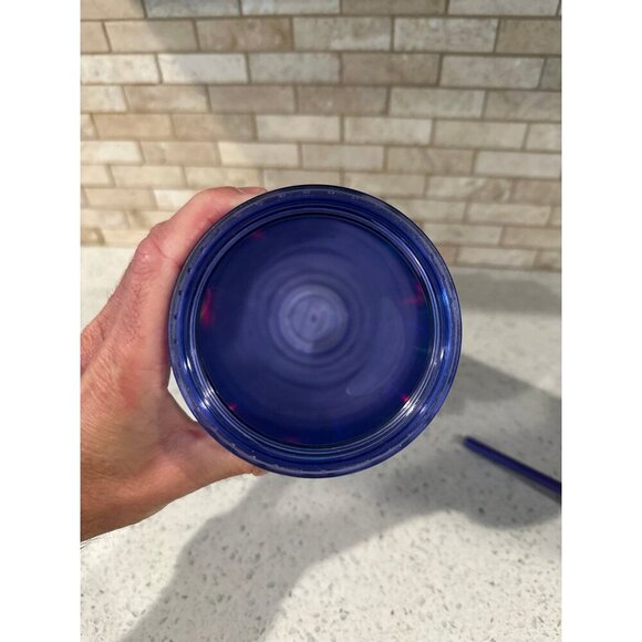 Starbucks Iridescent Dome Cap Tumbler Blue Purple 24 oz Venti 2022 Kaleidoscope - Picture 4 of 4